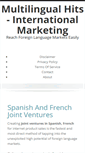 Mobile Screenshot of multilingualhits.com